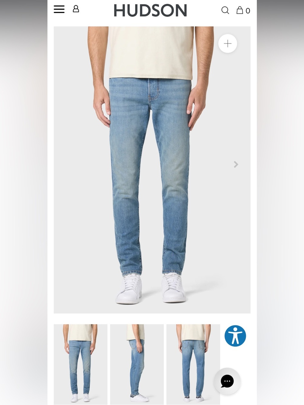 NWT Men’s Zane Cruisers Skinny light washed jeans -size 33